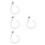4Pièces Kit Drain Flexible En Antifuite Pour 7