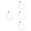 4Pièces Kit Drain Flexible En Antifuite Pour 9