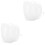 2Pcs White Roller Curtain Bead Chain Sturdy Blind Chain Cord 3