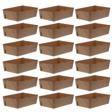 50Pièces Boîtes Stockage Alimentaire Kraft Portable Sûr