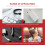 2Pcs Protective Tech Organizer Hard Drive Case Red Cable Bag 6