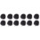 12Pcs Black Folding Pocket Mirror Double Side Polished Makeup Mirror 4