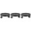 3Pcs Black Round Flowerpot Wheel Base Durable Plastic Stand 5