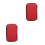 2Pcs Protective Tech Organizer Hard Drive Case Red Cable Bag 10