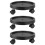 3Pcs Black Round Flowerpot Wheel Base Durable Plastic Stand 9