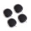 12Pcs Black Folding Pocket Mirror Double Side Polished Makeup Mirror 11