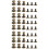 144Pièces Mini Rivets Vis Dorés Cuir Accessoires Artisanat Solide 5