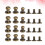 144Pièces Mini Rivets Vis Dorés Cuir Accessoires Artisanat Solide 8