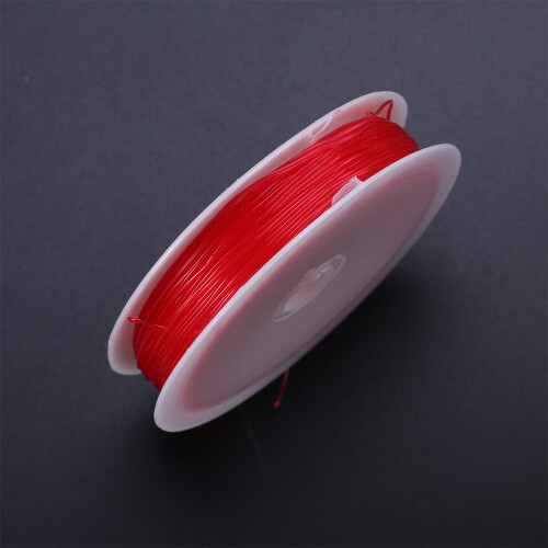 3Pcs Red Elastic Beading Threads Durable DIY Handmade Jewelry Cord 2