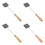 4Pcs Reusable Black Graphite Mold for DIY Glass Blowing and Casting 5