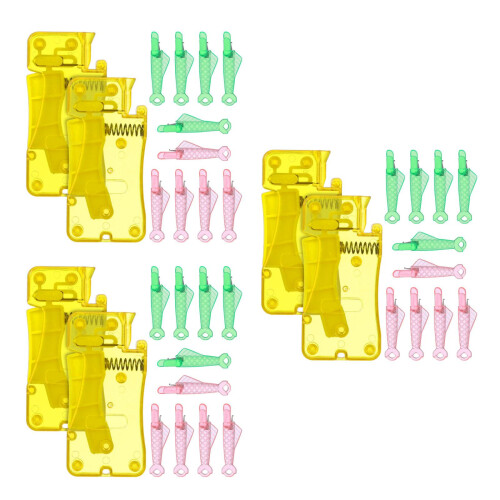 3Sets Multi-Use Sewing Threader Kit Plastic Fish Mouth for DIY Use 1
