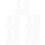 500Pcs Small White Pegboard Hook Stopper Reusable Hook Fastener 8