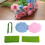 38Pcs DIY Cloth Craft Felt Material Non-Woven Bouquets Assorted Colors 11