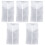 5Pcs White Garment Bags Clothes Covers for Storage 3