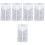 5Pcs White Garment Bags Clothes Covers for Storage 4