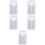 5Pcs White Garment Bags Clothes Covers for Storage 7