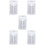 5Pcs White Garment Bags Clothes Covers for Storage 8