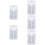 5Pcs White Garment Bags Clothes Covers for Storage 10