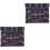 2Pcs Breathable Oxford Cloth Wheelchair Back Support Removable Cushion 5