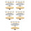 50 Pcs Winding Keys Replacement for Movements Snow Globe Toys 6