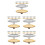 50 Pcs Winding Keys Replacement for Movements Snow Globe Toys 7