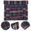2Pcs Breathable Oxford Cloth Wheelchair Back Support Removable Cushion 11
