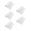 5Pcs White Felt Calligraphy Pad Smooth Writing Desk Mat for Students 5