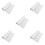 5Pcs White Felt Calligraphy Pad Smooth Writing Desk Mat for Students 8