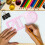 2Pcs Pink Plastic Geometric Drawing Templates for Home School Use 3