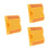 3Pcs Easy Install Yellow Plastic Reflective Roadside Safety Markers 11