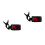 2Pcs Electronic Guitar Ukulele Violin Tuner Black Clip-on Auto Off 7