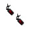 2Pcs Electronic Guitar Ukulele Violin Tuner Black Clip-on Auto Off 8