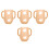 4Pcs Brown Silicone Handles Anti-Slip Grip 8