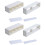 2Pcs White Wall Mounted Umbrella Rack Adhesive Storage Holder for Home 5