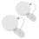 8Pcs Retractable Security Cable Locks White Steel Wire Anti-Theft Case 3