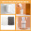 8Sets Compact Travel Toothbrush Case Pp+ps Portable Toothpaste Storage 4