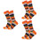 3Paires -Mollet Coton Orange Chaudes Confortables 7