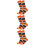 3Paires -Mollet Coton Orange Chaudes Confortables 9