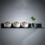 2Pcs Black Bathroom Shelf Wall Mount Floating Storage Rack Slim Design 10