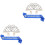2Sets Graduation Crown and Sash Set Party Decoration 4