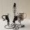 Coffee Cup Rack Cat Design Iron Storage Kitchen Decor 1pcs 11