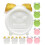 60Pcs Durable Resin Mini Alarm Clocks Assorted Colors Miniature Decor 3