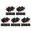 100Pcs Small Multi Color Nail Buffers Sponge Blocks for Acrylic Nails 7