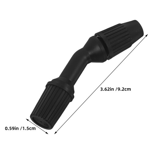 16Pcs Black Plastic Agricultural Sprayer Nozzles Cone Adjustable Tips 2