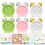 60Pcs Durable Resin Mini Alarm Clocks Assorted Colors Miniature Decor 10