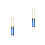 2Pairs Blue Wooden Drum Brushes Durable Percussion Sticks for Drum Set 6