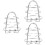 3Pcs Aluminum Fire Sprinkler Head Cover Silver for Ceiling Protection 7