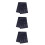 3Pcs Collapsible Black Sofa Armrest Organizer for Daily Gear 7