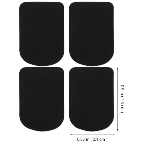 De Patches Embouchure Saxophone Silicone Antidérapants Noir 1