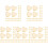 500Pcs Golden Silicone Ear Plugs Safe Secure Earring Backings 2